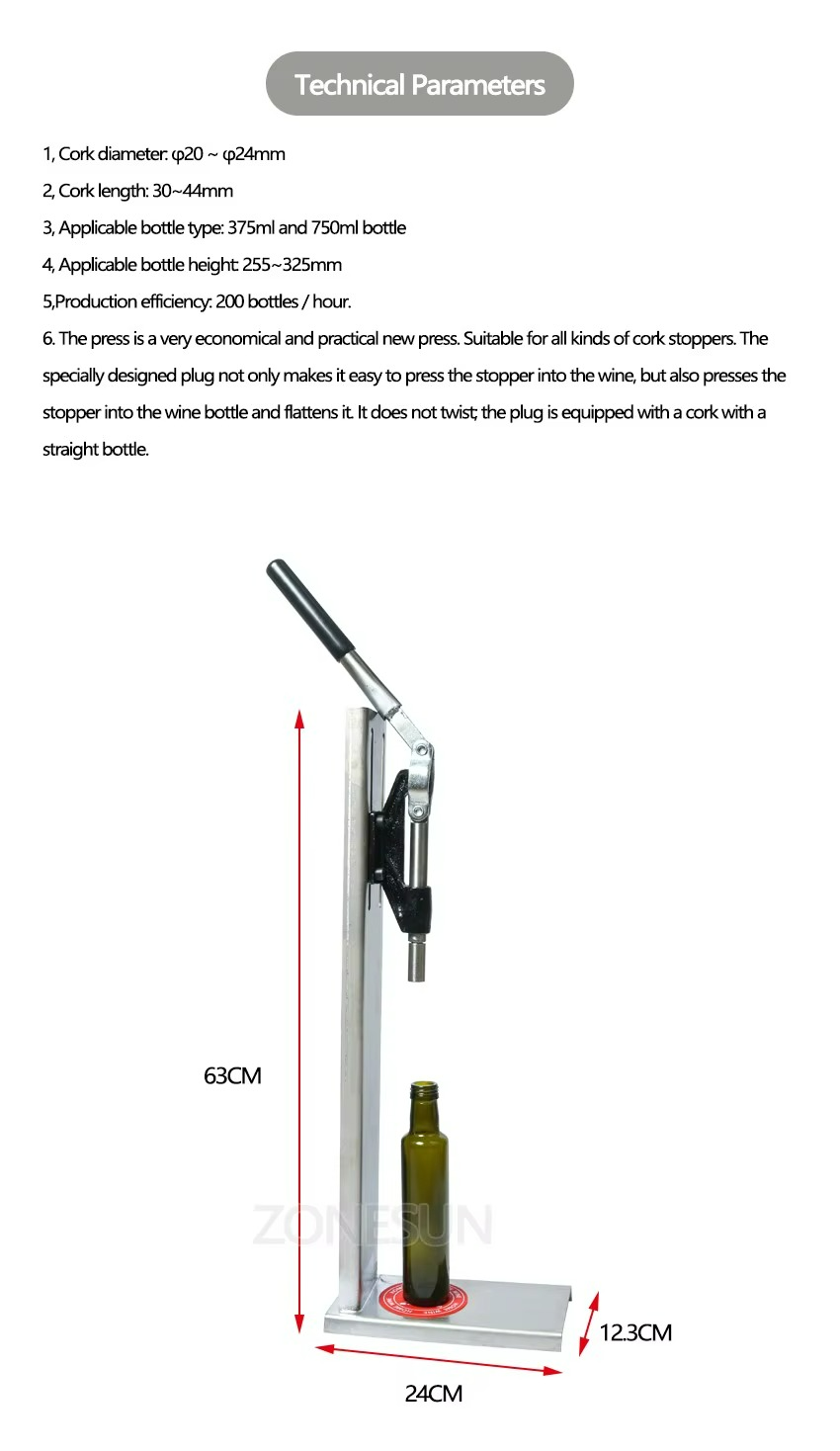 TAPA CORCHOS PARA BOTELLA DE VINO - Imagen 8