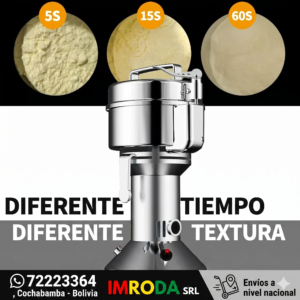 MOLINO DE GRANOS, ESPECIES, CAFÉ, CACAO y MAIZ 2500g